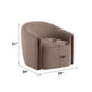 Ballona - Accent Chair With Swivel - Brown Chenille