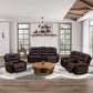 Brown Leather Power Reclining Sectional Sofa with 170° Recline & Smart Features — Loveseat image 2