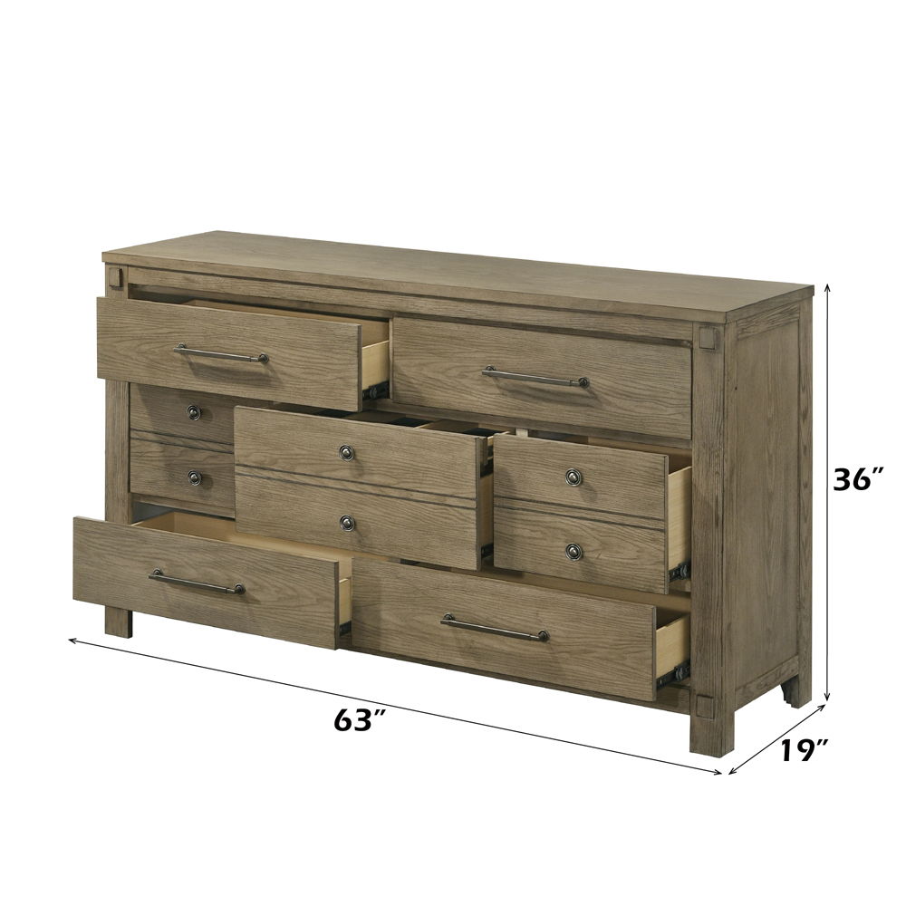 Colton - Dresser - Antique White Oak