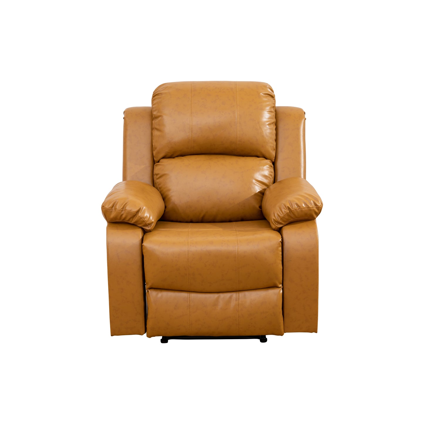 Ginger Recycled Leather 3-Piece Couch Living Room Sofa Set