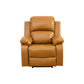 Ginger Recycled Leather 3-Piece Couch Living Room Sofa Set
