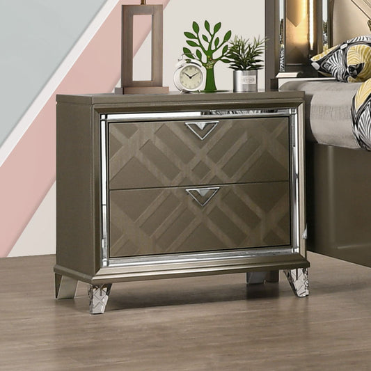 Skylar - Nightstand - Dark Champagne