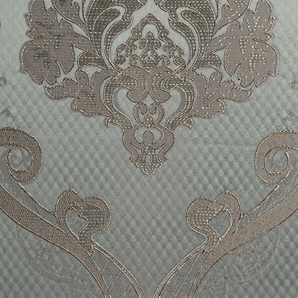 Miliani - Loveseat With 3 Pillows - Fabric & Antique Bronze