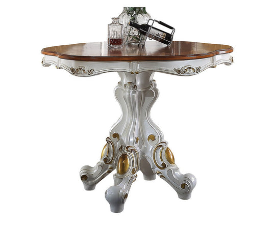 Picardy - Counter Height Table - Antique Pearl & Cherry Oak