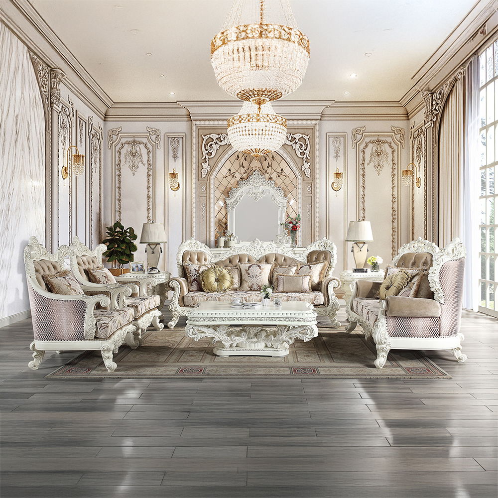 Vanaheim - Chair With Pillow - Fabric & Antique White