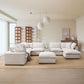 Marisa - Modular Ottoman With Storage - Beige Boucle