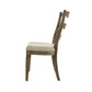 Parfield - Side Chair (Set of 2) - Fabric & Weathered Oak