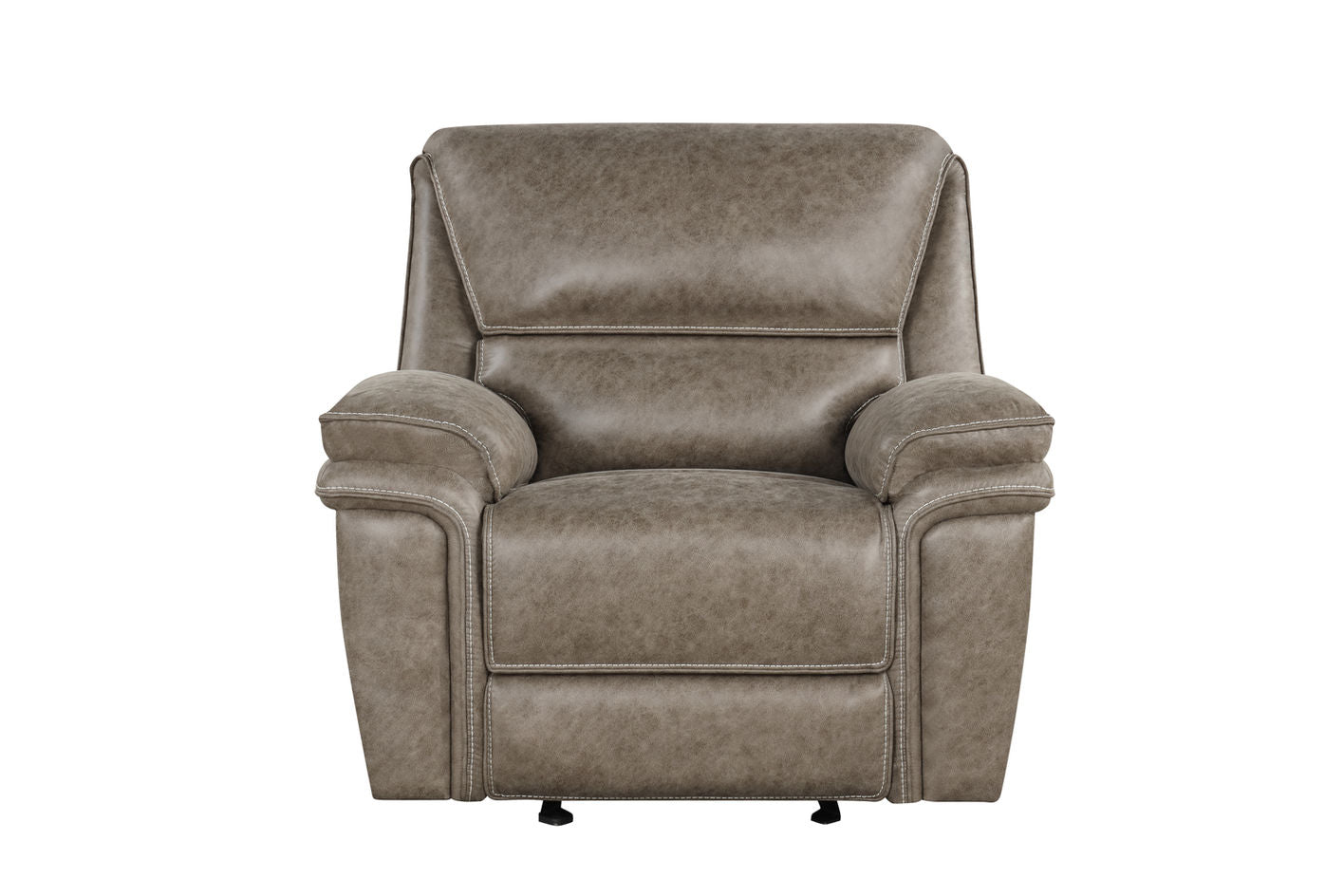 Dakota brown manual recliner chair