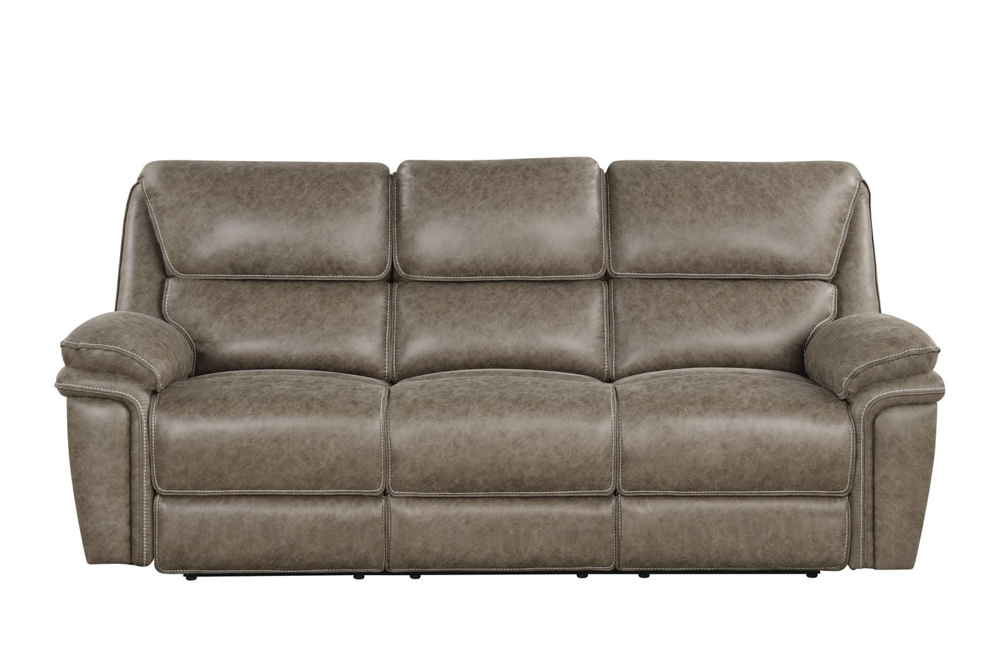 Dakota brown manual reclining sofa
