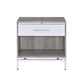 Cistus - Accent Table - Weathered Gray Oak & White