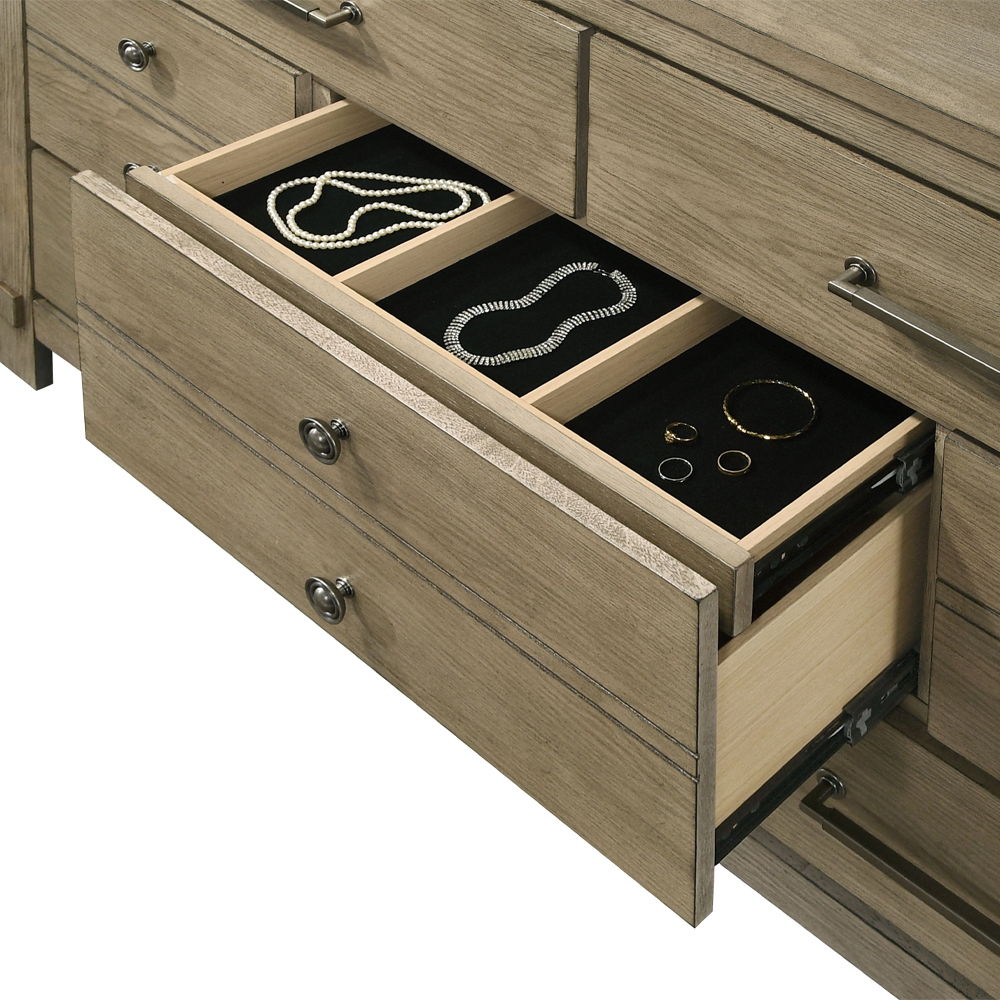 Colton - Dresser - Antique White Oak