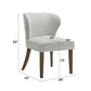 Dillon - Side Chair (Set of 2) - Gray / Walnut