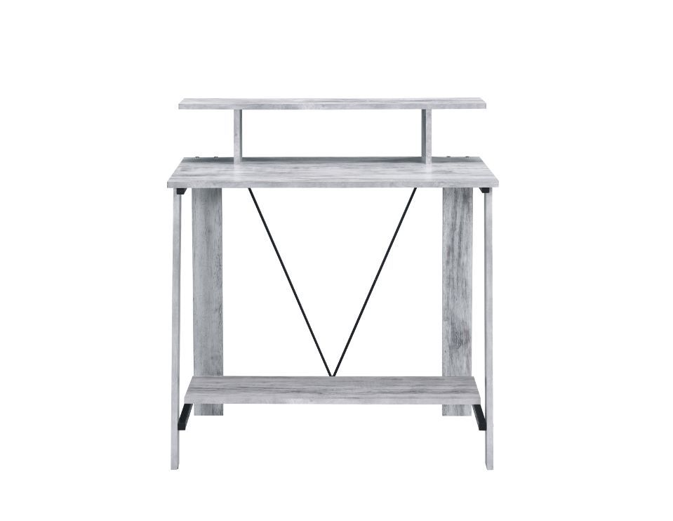 Nypho - Writing Desk - Antique White & Black