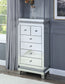 Lotus - Cabinet - Mirrored, Faux Ice Cube Crystals