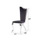 Cyrene - Side Chair (Set of 2) - Black Fabric & Stainless Steel
