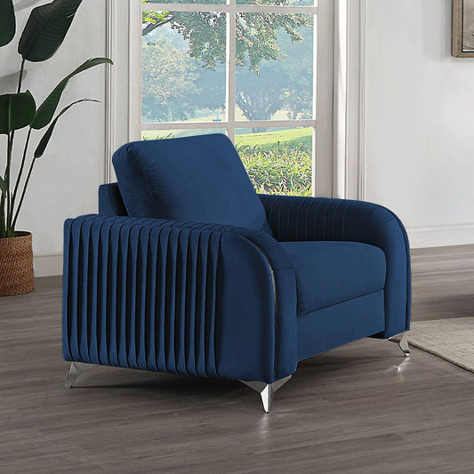 Wenona - Chair - Blue Velvet