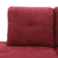 Ainehome 97" Wide Flannel L-Shaped Living Room Sectional Sofa Set