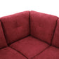 Ainehome 97" Wide Flannel L-Shaped Living Room Sectional Sofa Set