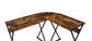 Zafiri - Writing Desk - Weathered Oak & Black