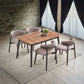 Lanae - Side Chair (Set of 2) - Coffee Polish Microfiber & Black