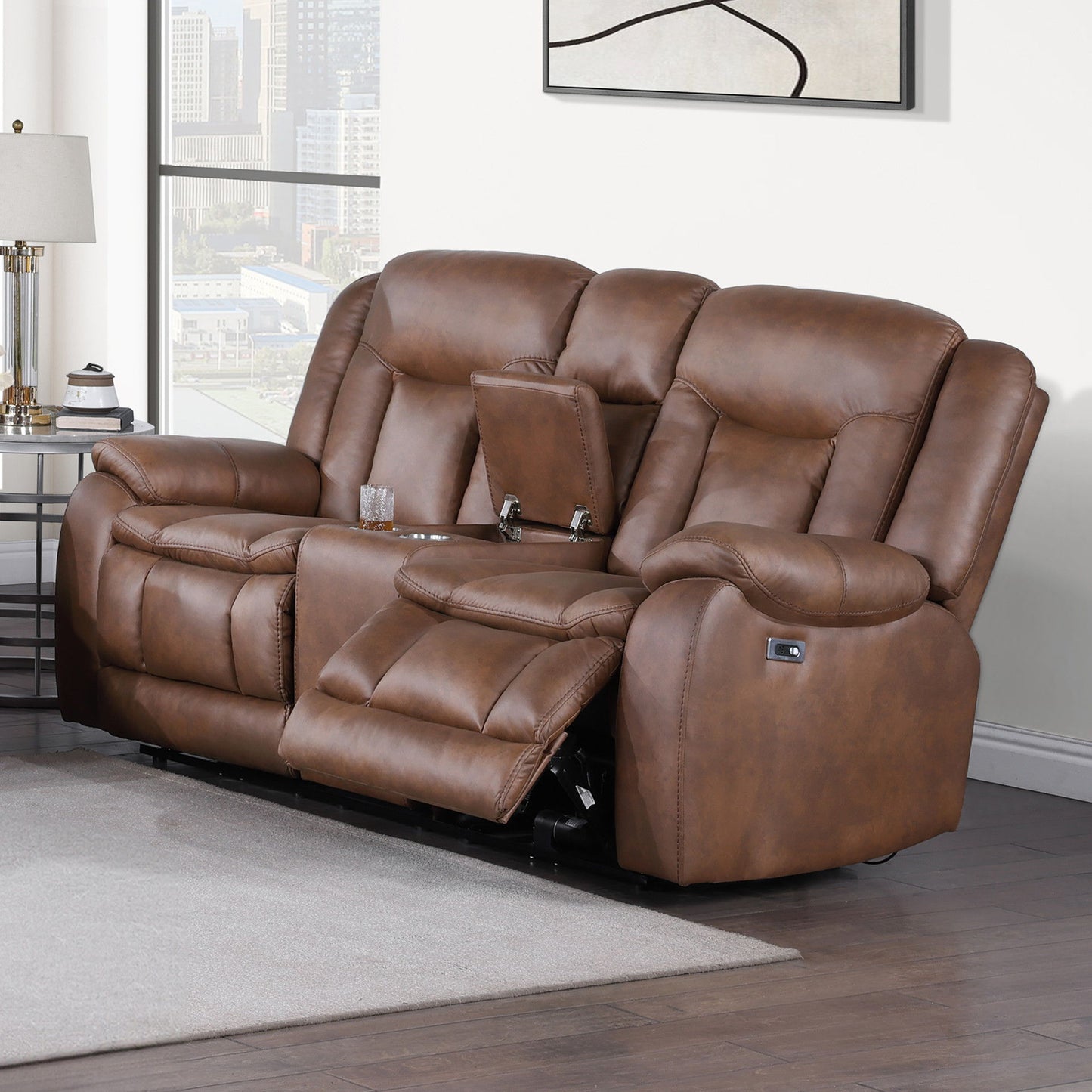 Morello - Reclining Console Loveseat