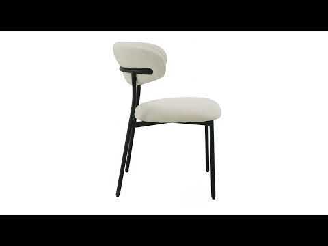 Jirina - Arm Chair (Set of 2) - Beige Chenille
