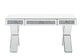 Noralie - 32" Writing Desk - Mirrored & Faux Diamonds