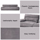 Cadenza - Sofa - Gray Corduroy