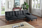 Black Adjustable Chaise