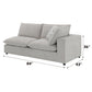 Marisa - Modular RF Loveseat With 2 Pillows - Beige Boucle