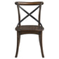 Kaelyn - Side Chair (Set of 2) - Dark Oak & Black Metal