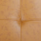 Ainehome 97" Wide Ginger Faux Leather L-Shaped Living Room Sectional Sofa Set