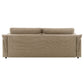 Turpin - Sofa With Sleeper, 2 Pillows & Storage - Brown Boucle