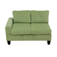 Ainehome Apple Green Flannel 4-Piece Modular Sofa Set