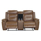 Keldon - Reclining Console Loveseat