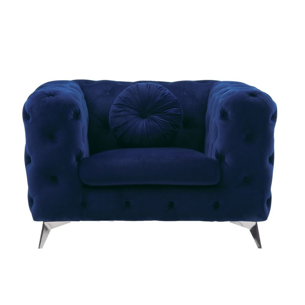 Atronia - Chair - Blue Velvet