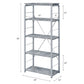 Jurgen - Bookshelf - Faux Concrete & Silver