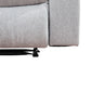 Ainehome Cinema 3-Piece Grey Fabric Manual Reclining Sofa Set