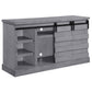 Amrita - TV Stand With Fireplace - Gray Oak