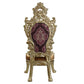 Bernadette - Side Chair (Set of 2) - Pattern Fabric & Gold