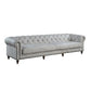 Ofer - Sofa - Vintage White Top Grain Leather