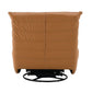Talmon - Recliner With Swivel - Orange Synthetic Leather