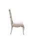 Esteban - Side Chair (Set of 2) - Ivory Velvet & Antique Champagne