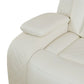 Ainehome Off-White 3-Piece Intelligent Power Reclining Leather Sectional Sofa Set with Smart Features