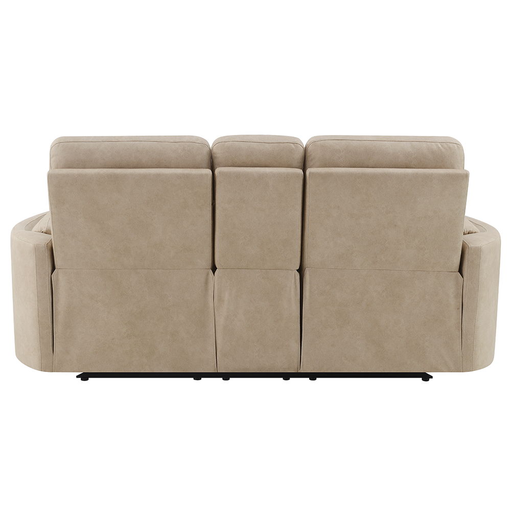 Elison - Motion Loveseat With Console & Storage