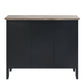 Zudora - Server - Antique Oak & Sandy Black