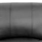 Ainehome Cinema 3-Piece Black Faux Leather Manual Reclining Sofa Set