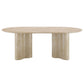Jirina - Dining Table - Travertine Pattern