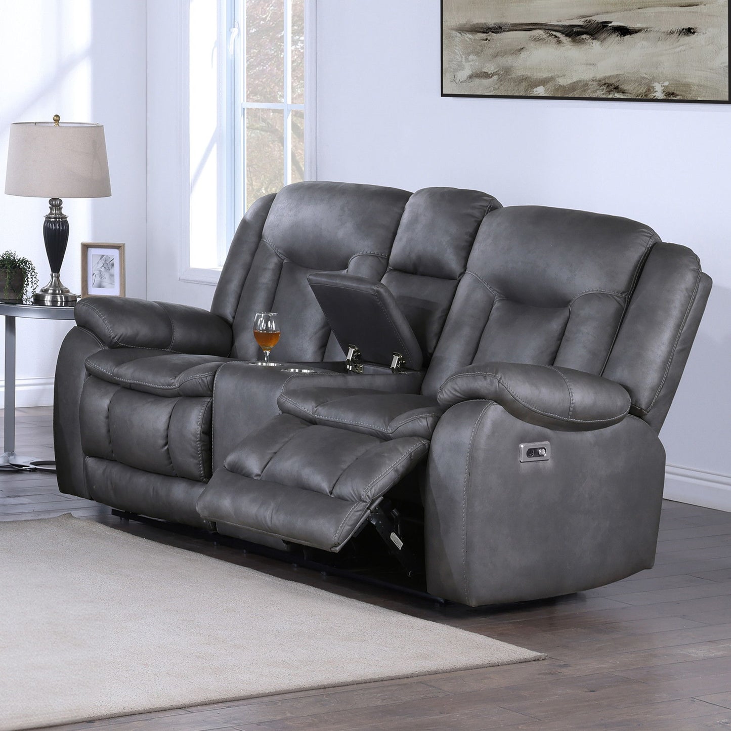 Morello - Reclining Console Loveseat