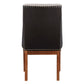 Gilsea - Fabric & Synthetic Leather Side Chair (Set of 2) - Beige & Brown Finish